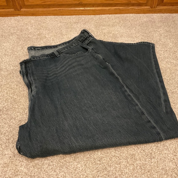 Old Navy plus size High-Rise Baggy Wide Leg jeans medium wash - Picture 1 of 3
